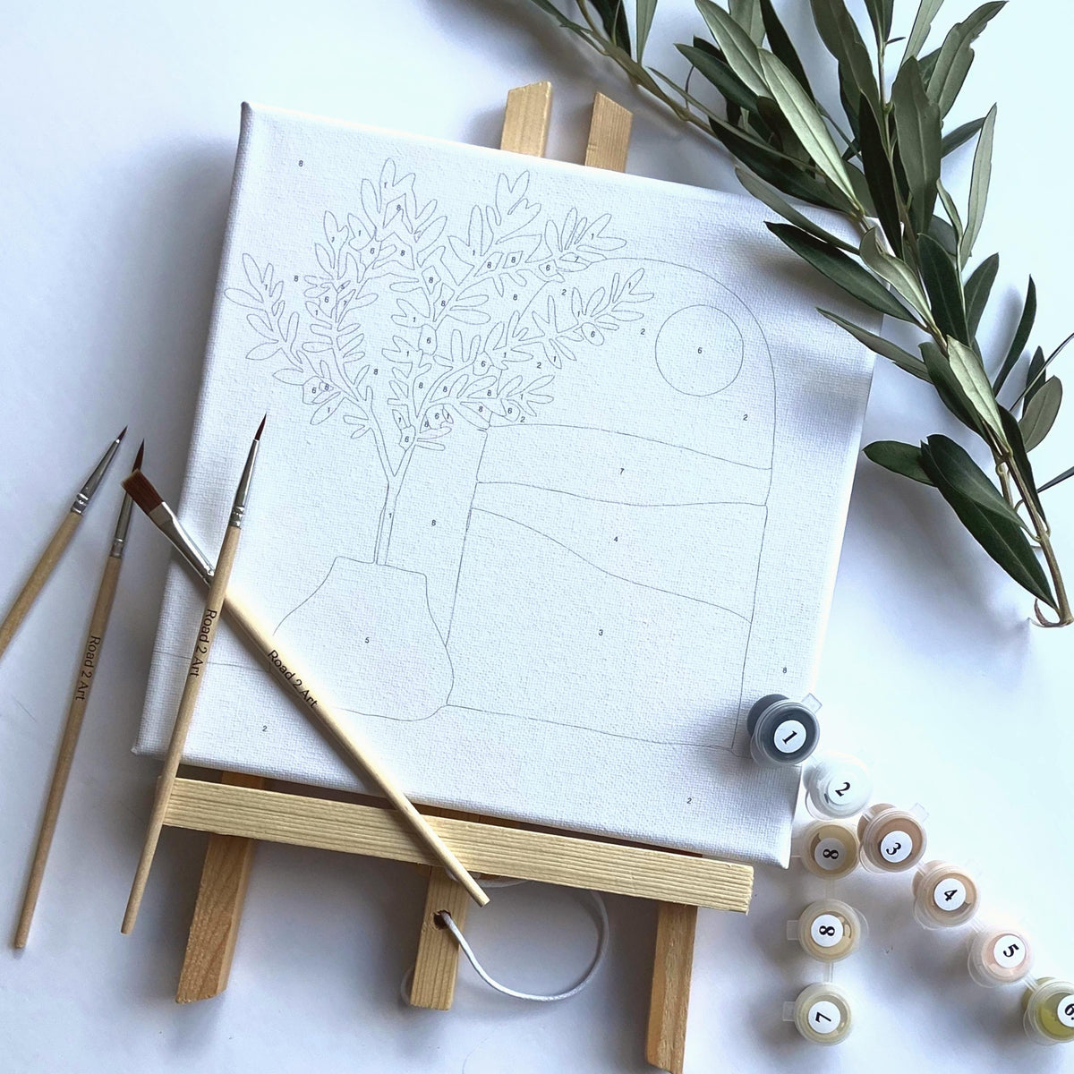 Small Paint by Numbers Kits | Mini Art Sets for Relaxation & Fun – Road2Art